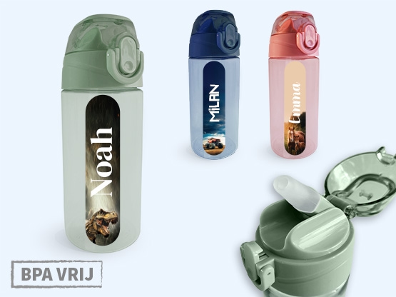 Drinkfles met naam – Real World
