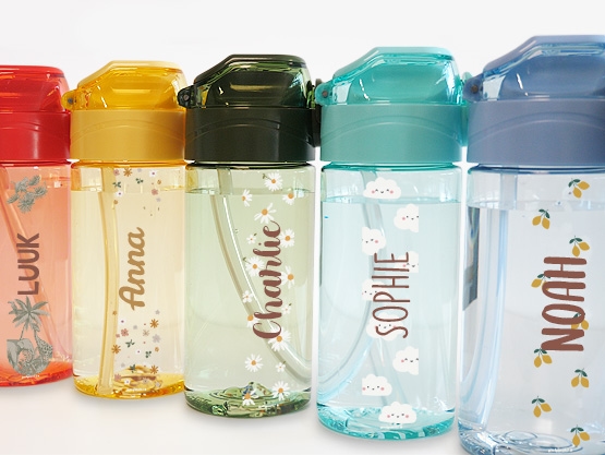 Drinkfles met naam Design