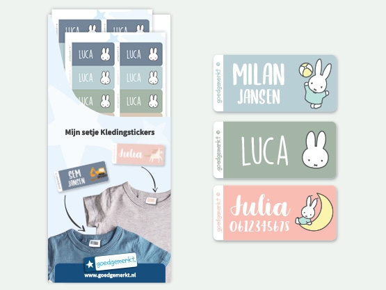 Nijntje Kledingstickers