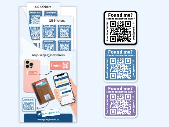 Lost & Found QR-stickers
