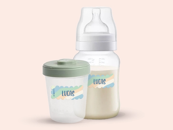 Wave Design Naamstickers 