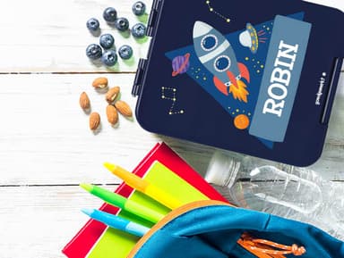 Broodtrommel met naam Thema