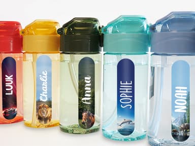 Drinkfles met naam – Real World