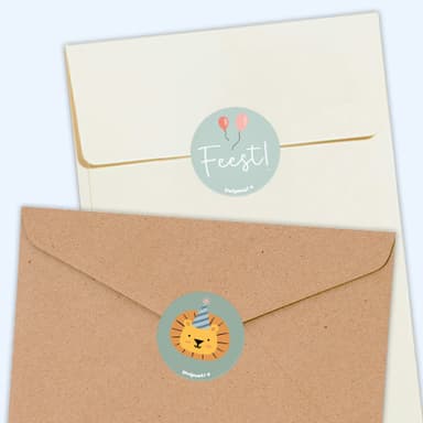 Sluitstickers - Verjaardag