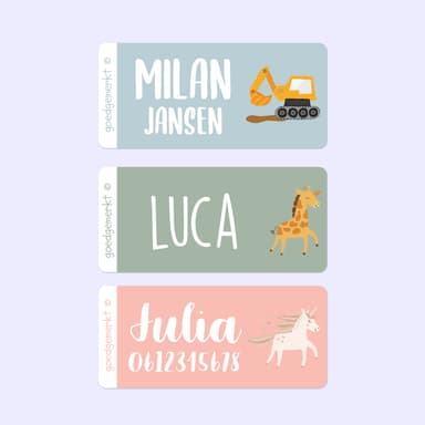 Thema Kledingstickers