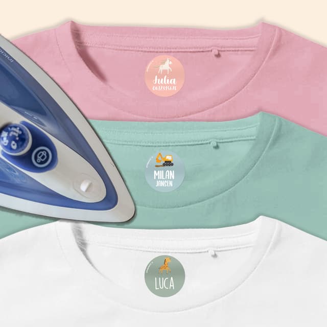 Ronde Instrijklabels - Thema