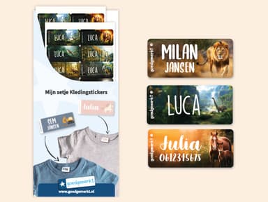 Real World Kledingstickers