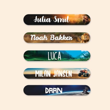 Mini Real World Naamstickers