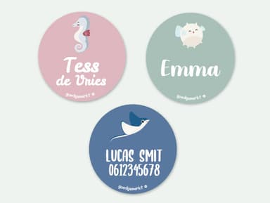 Dreambaby - Ronde Naamstickers