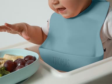 Siliconen Slabbetje met naam