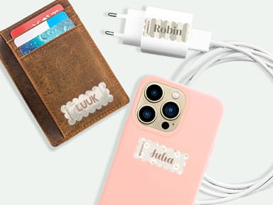 Wave Design Naamstickers 