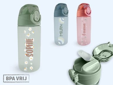 Drinkfles met naam Design