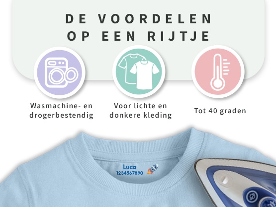 Strijklabels – Transfer