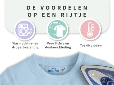 Strijklabels – Transfer