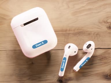 Mini XS Naamstickers