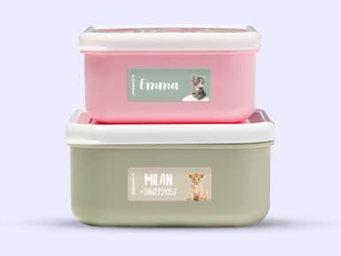 Kleine Real World Naamstickers