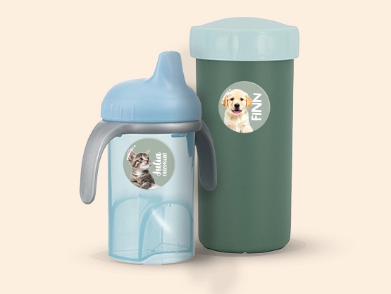 Ronde Real World Naamstickers