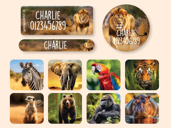 Naamsticker Voordeelset - Real World