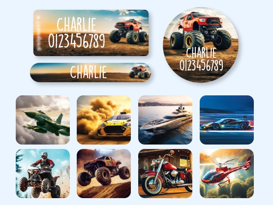 Naamsticker Voordeelset - Real World