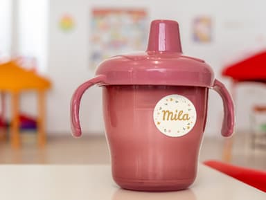 Ronde Design Naamstickers