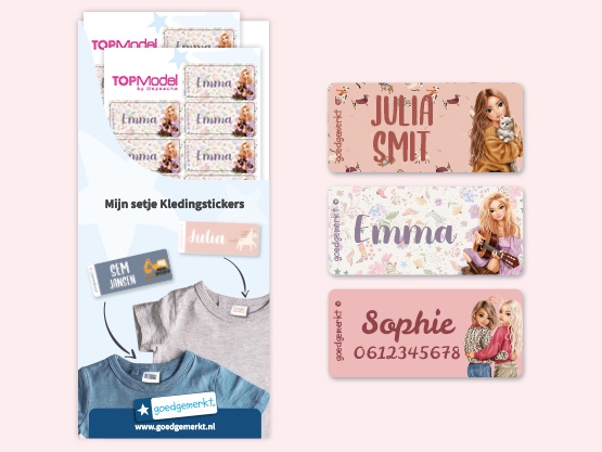 TOPModel Kledingstickers