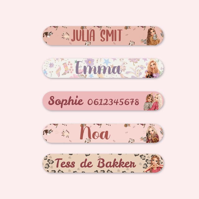 TOPModel Mini Naamstickers