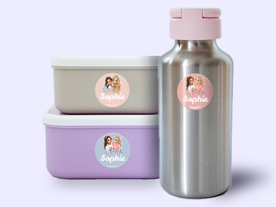 TOPModel Ronde Naamstickers