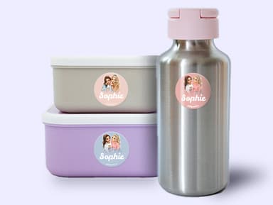 TOPModel Ronde Naamstickers