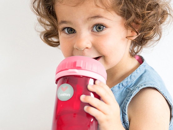 Ronde Thema Naamstickers