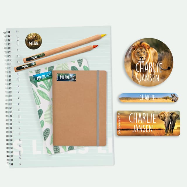 Naamsticker Voordeelset - Real World